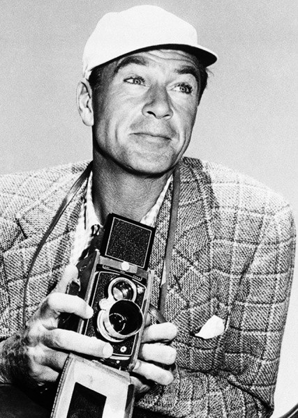 Gary Cooper & Rolleiflex D, 1949