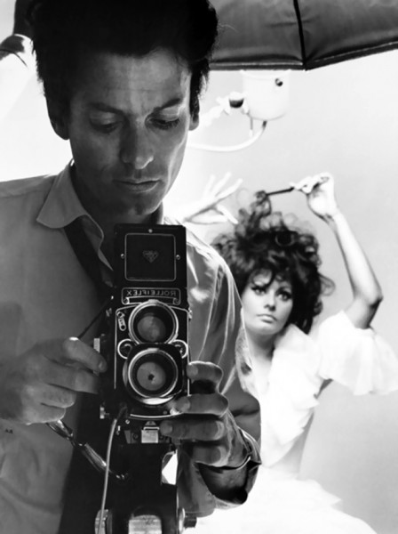 Richard Avedon and Sophia Loren, New York, 1966